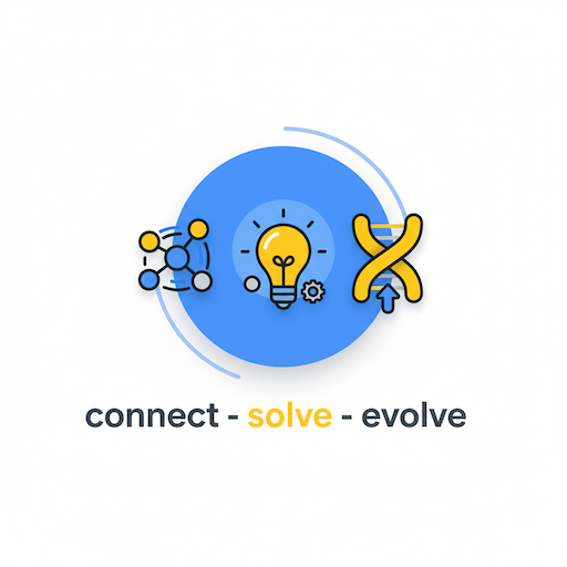Synaptir Connect-Solve-Evolve Logo
